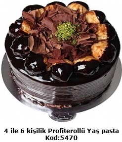 4 ile 6 kiilik Profiteroll ya pasta