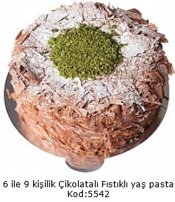 6 ile 9 kiilik ikolatal Fsttkl ya pasta